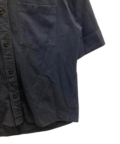 MHL（マーガレットハウエル）MHL (エムエイチエル) 半袖シャツ ネイビー サイズ:Lの古着・服飾アイテム