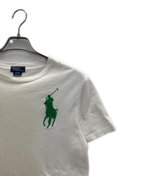 POLO RALPH LAUREN（ポロ・ラルフローレン）POLO RALPH LAUREN (ポロ・ラルフローレン) ビッグポニー刺繍Tシャツ ホワイト サイズ:Lの古着・服飾アイテム
