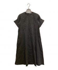 theory luxe（セオリーリュクス）の古着「APRI STRETCH S/Sワンピース」｜グレー