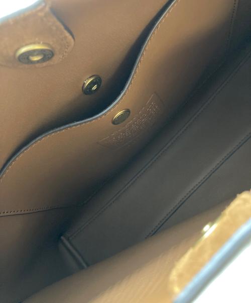 COACH（コーチ）COACH (コーチ) ブルックリンショルダーバッグ28 ブラウンの古着・服飾アイテム