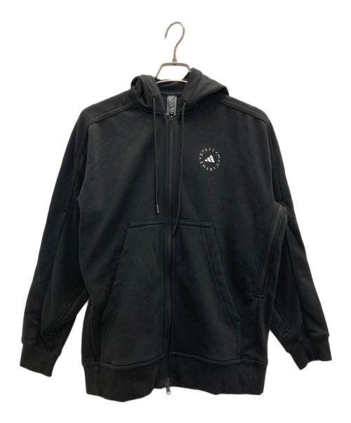 adidas（アディダス）adidas (アディダス) STELLA McCARTNEY (ステラマッカートニー) ジップパーカー ブラック サイズ:SIZE Sの古着・服飾アイテム