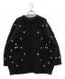 Gypsohila（ジプソフィア）の古着「Floral Cable Knit」｜ブラック
