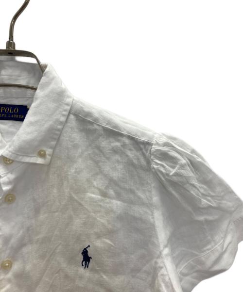 POLO RALPH LAUREN（ポロ・ラルフローレン）POLO RALPH LAUREN (ポロ・ラルフローレン) 半袖シャツ ホワイト サイズ:SIZE Mの古着・服飾アイテム