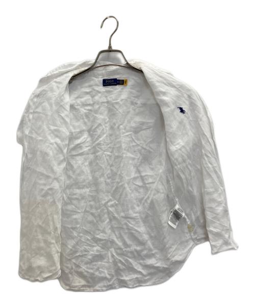 POLO RALPH LAUREN（ポロ・ラルフローレン）POLO RALPH LAUREN (ポロ・ラルフローレン) 半袖シャツ ホワイト サイズ:SIZE Mの古着・服飾アイテム