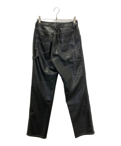 Gypsohila（ジプソフィア）Gypsohila (ジプソフィア) Eco Painter Pants ブラック サイズ:SIZE 38の古着・服飾アイテム