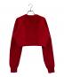 Gypsohila (ジプソフィア) Cropped Crew Neck Knit レッド サイズ:FREE：13000円