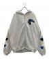 Coin Parking Delivery（コインパーキングデリバリー）の古着「CHARACTERS PATCHWORK ZIP SWEAT HOODIE」｜グレー