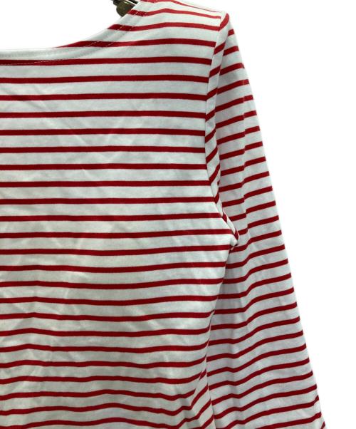 cygne（シーニュ）cygne (シーニュ) バックオープンボーダートップス レッド サイズ:1 未使用品の古着・服飾アイテム