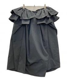 ESS BY（エス バイ）の古着「Gathered Volume Skirt」｜グレー