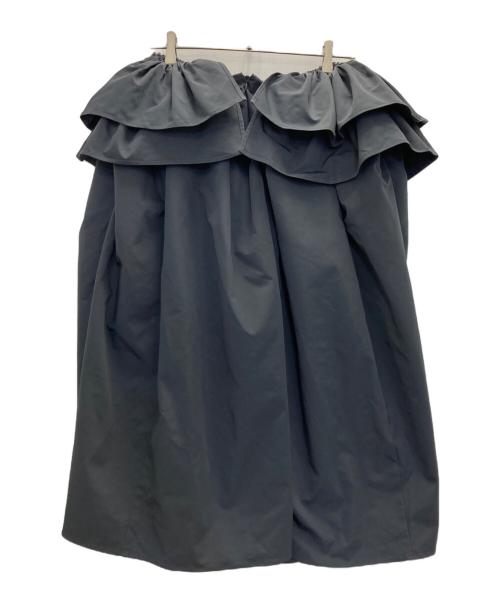 ESS BY（エス バイ）ESS BY (エス バイ) Gathered Volume Skirt グレー サイズ:FREEの古着・服飾アイテム