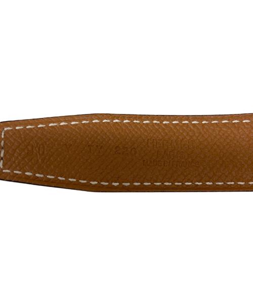 HERMES（エルメス）HERMES (エルメス) レザーベルト ブラック サイズ:SIZE 90の古着・服飾アイテム