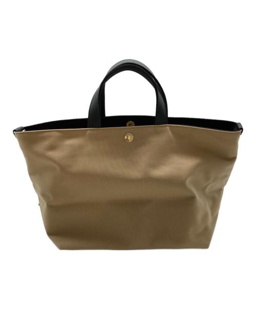 Breath TOPKAPI（ブレス トプカピ）Breath TOPKAPI (ブレス トプカピ) ハンドバッグ ベージュ×ブラックの古着・服飾アイテム