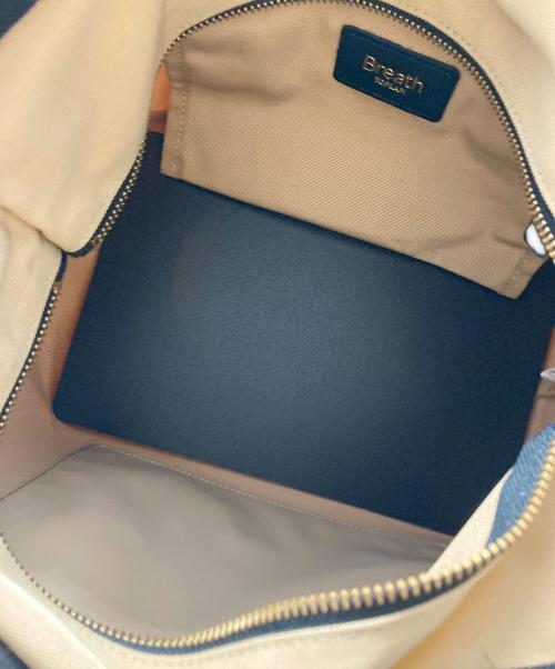 Breath TOPKAPI（ブレス トプカピ）Breath TOPKAPI (ブレス トプカピ) ハンドバッグ ベージュ×ブラックの古着・服飾アイテム