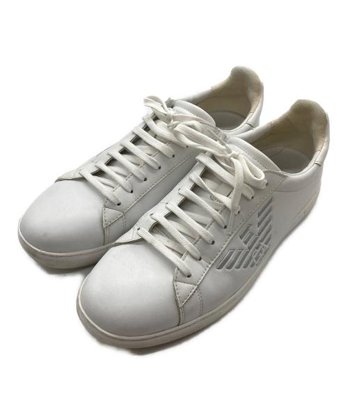 EMPORIO ARMANI（エンポリオ アルマーニ）EMPORIO ARMANI (エンポリオ アルマーニ) ローカットスニーカー ネイビー サイズ:9の古着・服飾アイテム