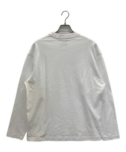 Calvin Klein（カルバンクライン）Calvin Klein (カルバンクライン) 長袖カットソー ホワイト サイズ:S 未使用品の古着・服飾アイテム