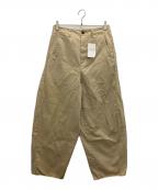 journal standard luxeジャーナルスタンダード ラックス）の古着「ワイドチノパン」｜ベージュ