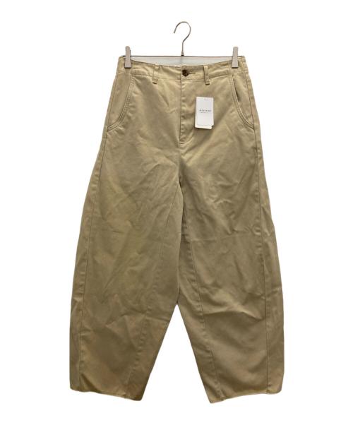 journal standard luxe（ジャーナルスタンダード ラックス）JOURNAL STANDARD LUXE (ジャーナルスタンダード ラックス) ワイドチノパン ベージュ サイズ:S 未使用品の古着・服飾アイテム