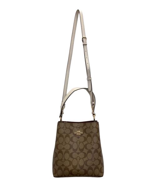 COACH（コーチ）COACH (コーチ) 2WAYバッグ ブラウンの古着・服飾アイテム