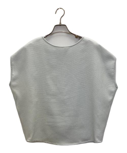 SOEJU（ソージュ）SOEJU (ソージュ) リネーラショートスリーブコクーンブラウス ミントグリーン サイズ:Sの古着・服飾アイテム