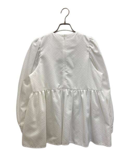 OHGA（オオガ）OHGA (オオガ) ティアードブラウス ホワイト サイズ:FREEの古着・服飾アイテム