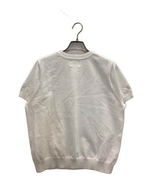 OHGA（オオガ）OHGA (オオガ) マーガレットサマーニット ホワイト サイズ:FREEの古着・服飾アイテム