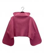 me ISSEY MIYAKEミーイッセイ ミヤケ）の古着「PUZZLE PLEATS カットソー」｜ピンク