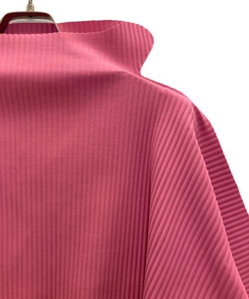 me ISSEY MIYAKE（ミーイッセイ ミヤケ）me ISSEY MIYAKE (ミーイッセイ ミヤケ) PUZZLE PLEATS カットソー ピンク サイズ:表記無しの古着・服飾アイテム
