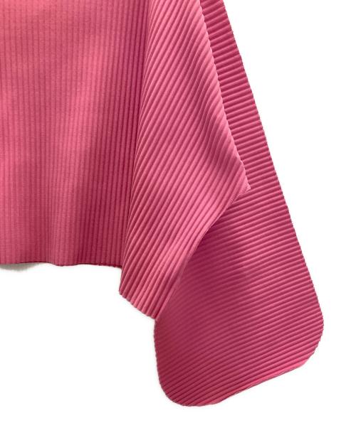 me ISSEY MIYAKE（ミーイッセイ ミヤケ）me ISSEY MIYAKE (ミーイッセイ ミヤケ) PUZZLE PLEATS カットソー ピンク サイズ:表記無しの古着・服飾アイテム