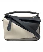 LOEWE×Josef Albersロエベ×）の古着「パズルバッグ スモール」｜ブラック×ホワイト