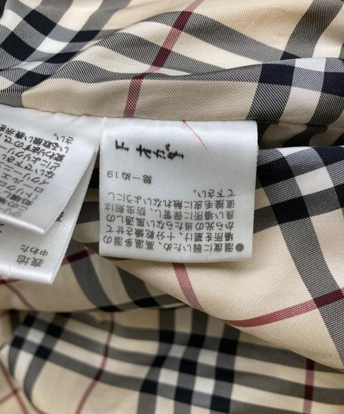 BURBERRY LONDON（バーバリーロンドン）BURBERRY LONDON (バーバリーロンドン) 裏ノバチェックファー付ダウンコート グレー サイズ:44の古着・服飾アイテム