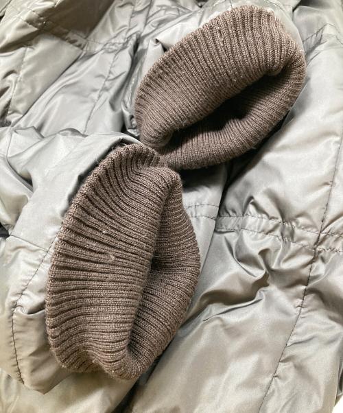 BURBERRY LONDON（バーバリーロンドン）BURBERRY LONDON (バーバリーロンドン) 裏ノバチェックファー付ダウンコート グレー サイズ:44の古着・服飾アイテム