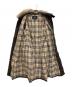 中古・古着 BURBERRY LONDON (バーバリーロンドン) 裏ノバチェックファー付ダウンコート グレー サイズ:44：15000円