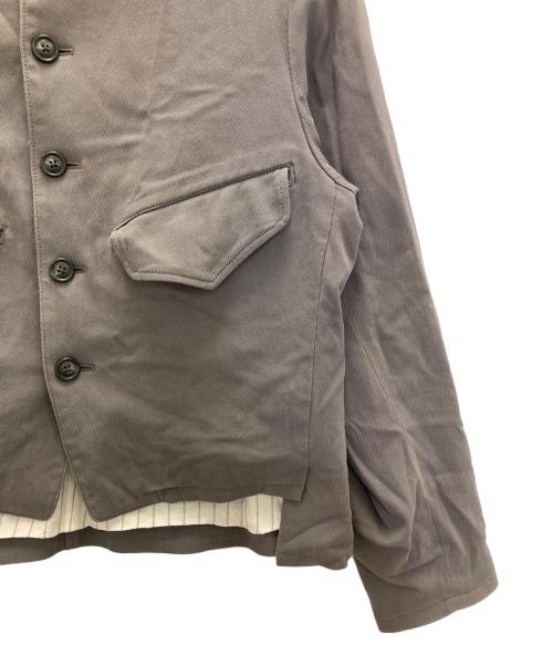 Ujoh（ウジョー）Ujoh (ウジョー) ノーカラージャケット グレー サイズ:2の古着・服飾アイテム