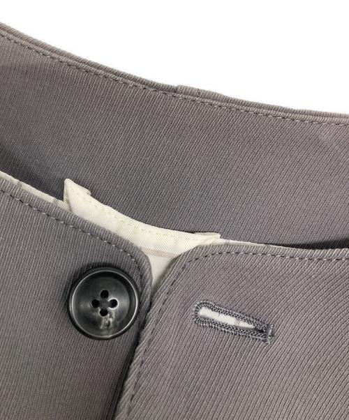 Ujoh（ウジョー）Ujoh (ウジョー) ノーカラージャケット グレー サイズ:2の古着・服飾アイテム