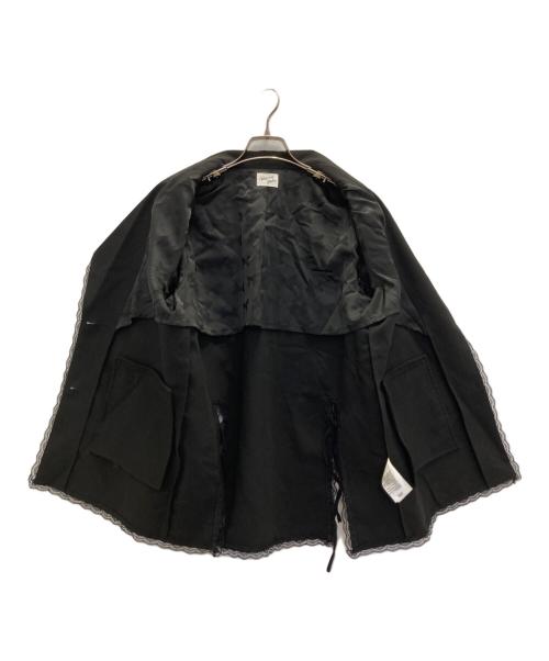 merry jenny（メリージェニー）merry jenny (メリージェニー) lace slit ribbon jacket ブラック サイズ:FREEの古着・服飾アイテム