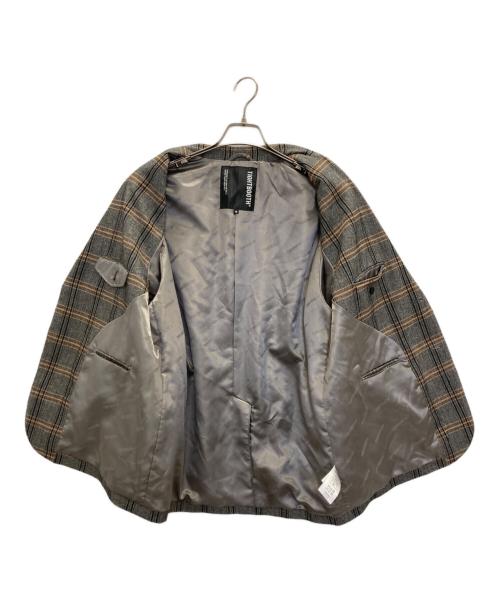 TIGHTBOOTH PRODUCTION（タイトブースプロダクション）TIGHTBOOTH PRODUCTION (タイトブースプロダクション) FORMAL PLAID SUIT SET-UP グレー サイズ:Mの古着・服飾アイテム