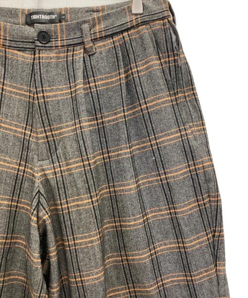 TIGHTBOOTH PRODUCTION（タイトブースプロダクション）TIGHTBOOTH PRODUCTION (タイトブースプロダクション) FORMAL PLAID SUIT SET-UP グレー サイズ:Mの古着・服飾アイテム