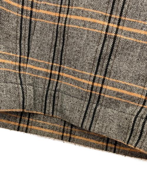 TIGHTBOOTH PRODUCTION（タイトブースプロダクション）TIGHTBOOTH PRODUCTION (タイトブースプロダクション) FORMAL PLAID SUIT SET-UP グレー サイズ:Mの古着・服飾アイテム