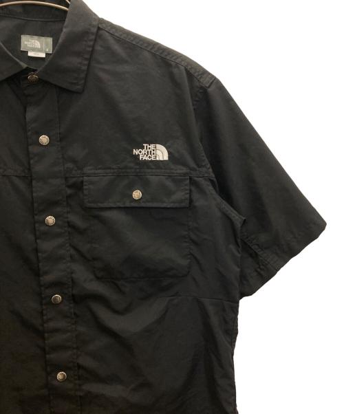 THE NORTH FACE（ザ ノース フェイス）THE NORTH FACE (ザ ノース フェイス) S/S Nuptse Shirt ブラック サイズ:Sの古着・服飾アイテム