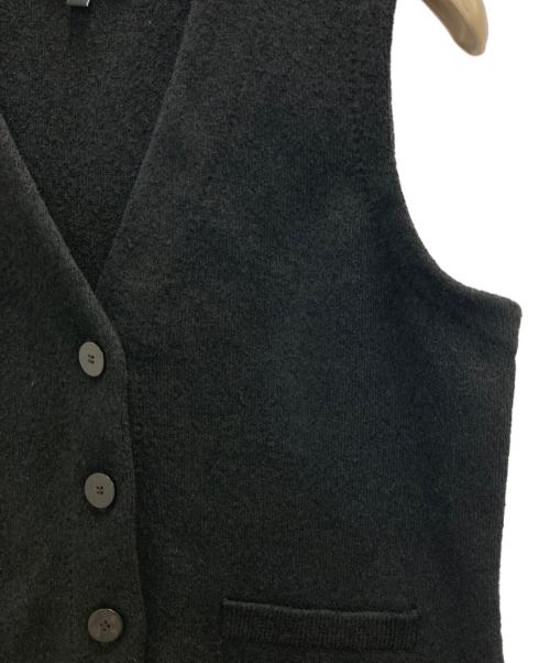 theory（セオリー）theory (セオリー) Texture Boucle Button Front Gilet ブラック サイズ:Sの古着・服飾アイテム