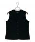 theory（セオリー）の古着「Texture Boucle Button Front Gilet」｜ブラック
