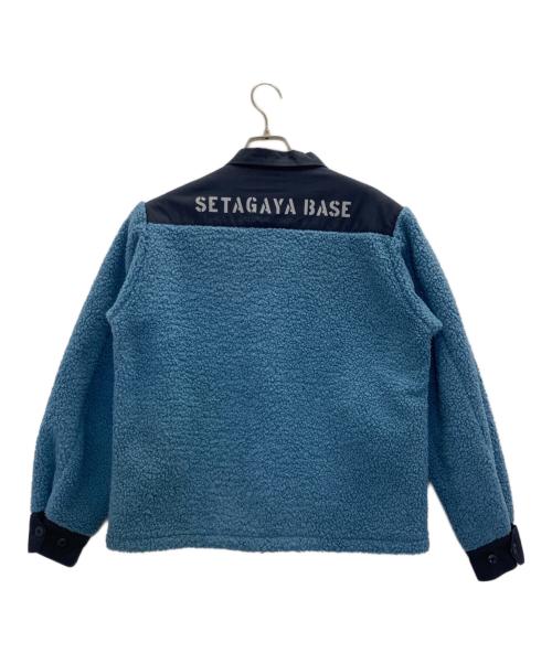 setagaya base（セタガヤベース）SETAGAYA BASE (セタガヤベース) ジャングルファティーグボアジャケット ブルー サイズ:Sの古着・服飾アイテム