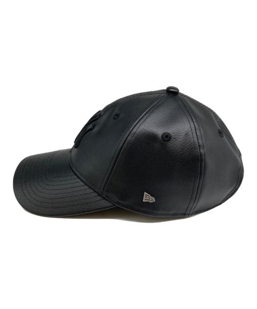 New Era（ニューエラ）New Era (ニューエラ) エコレザーキャップ ブラックの古着・服飾アイテム