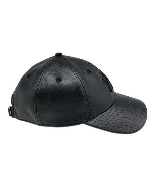 New Era（ニューエラ）New Era (ニューエラ) エコレザーキャップ ブラックの古着・服飾アイテム