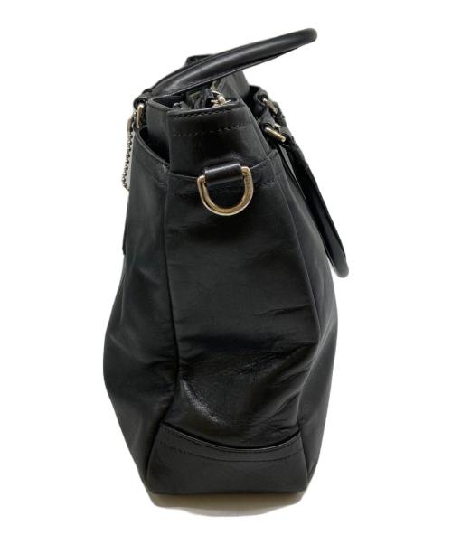 COACH（コーチ）COACH (コーチ) レザーブリーフケース ブラックの古着・服飾アイテム