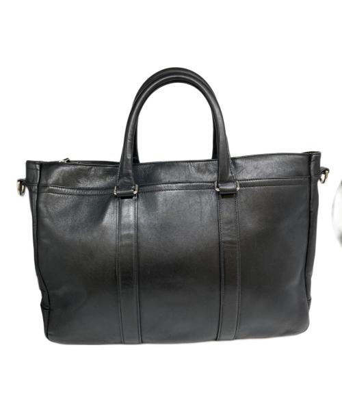 COACH（コーチ）COACH (コーチ) レザーブリーフケース ブラックの古着・服飾アイテム