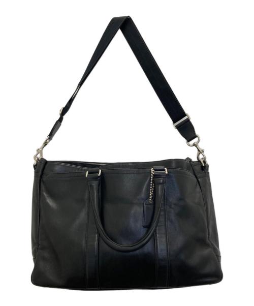 COACH（コーチ）COACH (コーチ) レザーブリーフケース ブラックの古着・服飾アイテム