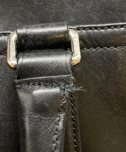 COACH（コーチ）COACH (コーチ) レザーブリーフケース ブラックの古着・服飾アイテム