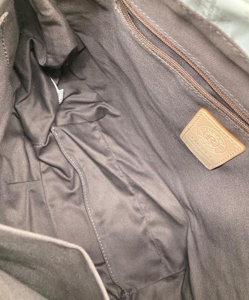 russet（ラシット）russet (ラシット) モノグラムトートバッグ ブルー 未使用品の古着・服飾アイテム
