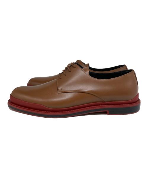 BOTTEGA VENETA（ボッテガベネタ）BOTTEGA VENETA (ボッテガベネタ) レースアップシューズ ブラウン サイズ:41の古着・服飾アイテム
